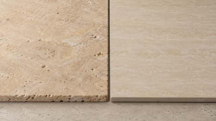 Travertin ou carrelage : quelle différence ?