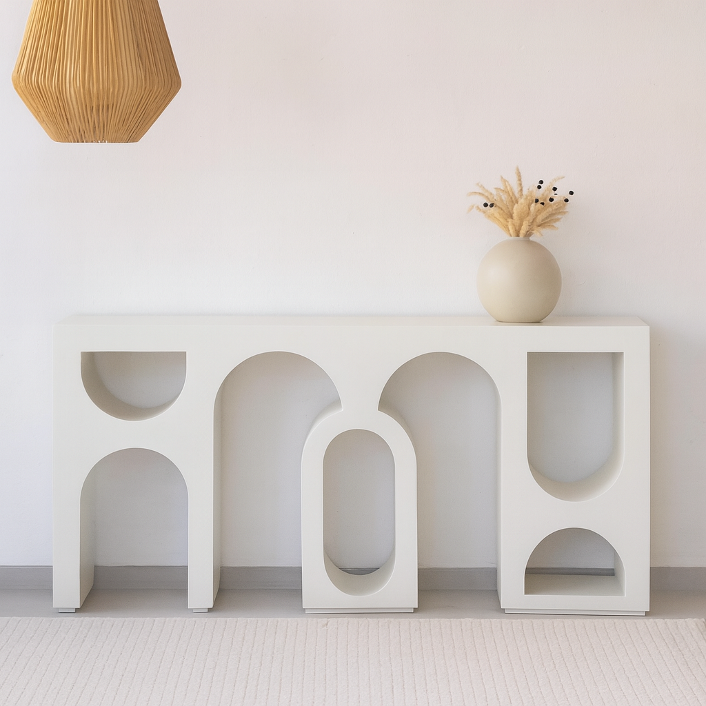 Calista - Console en bois teinté