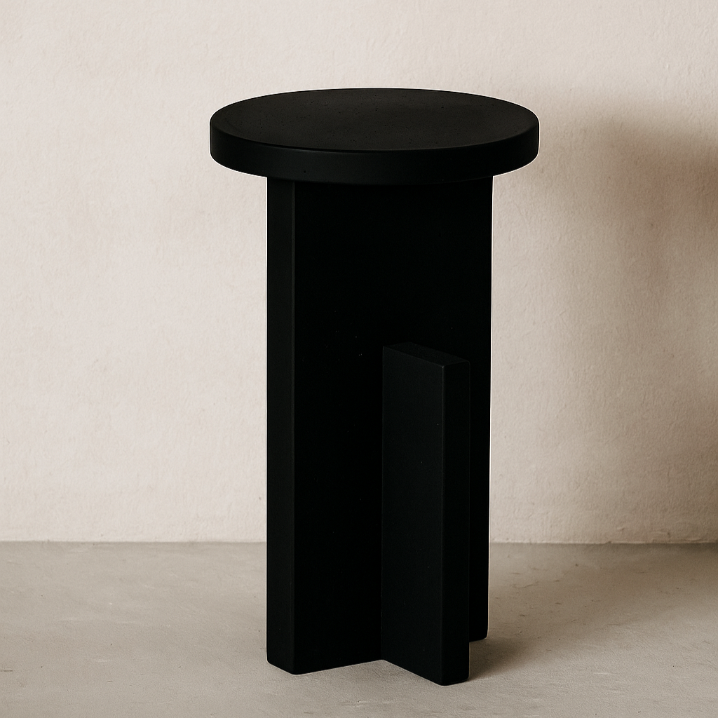 Celeste - Table d'appoint en travertin
