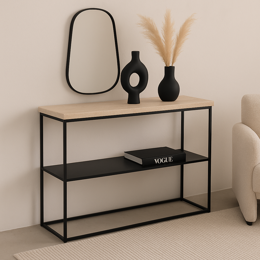 Prestigia - Console en travertin