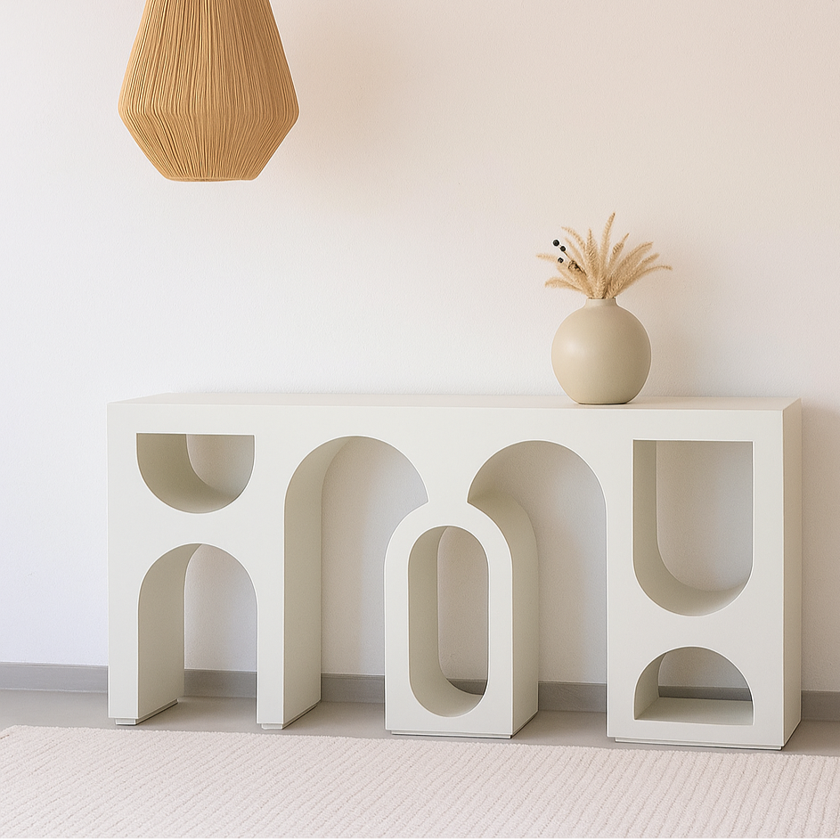 Calista - Console en bois teinté