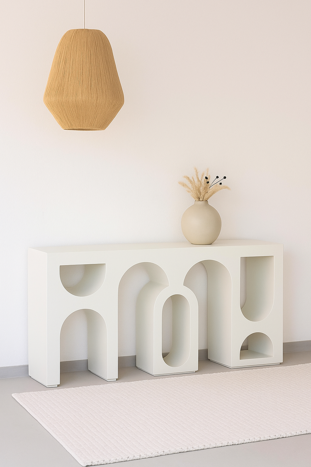 Calista - Console en bois teinté