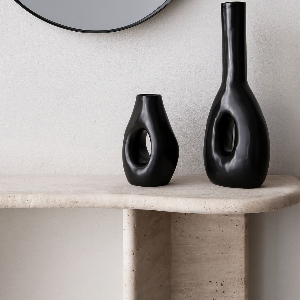 Farah - Console en travertin