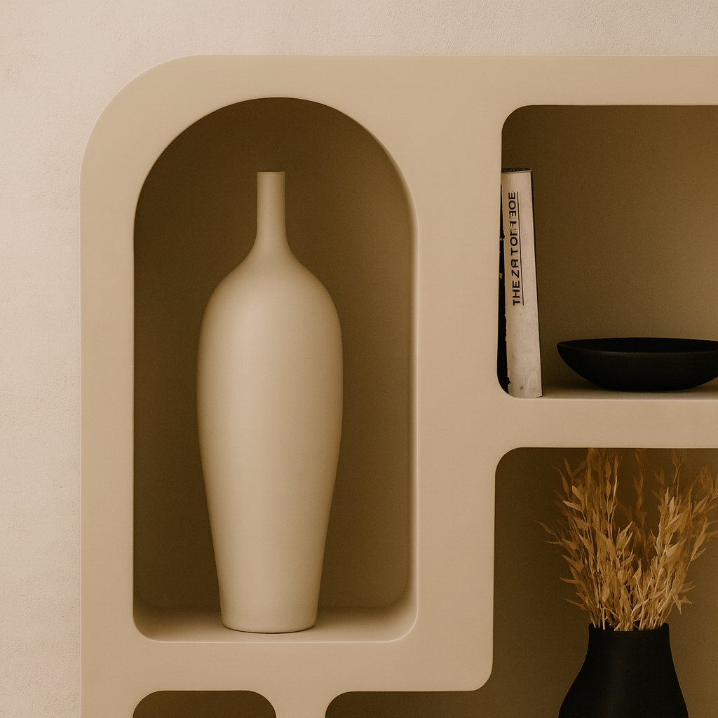 Montana - Console en bois et béton ciré