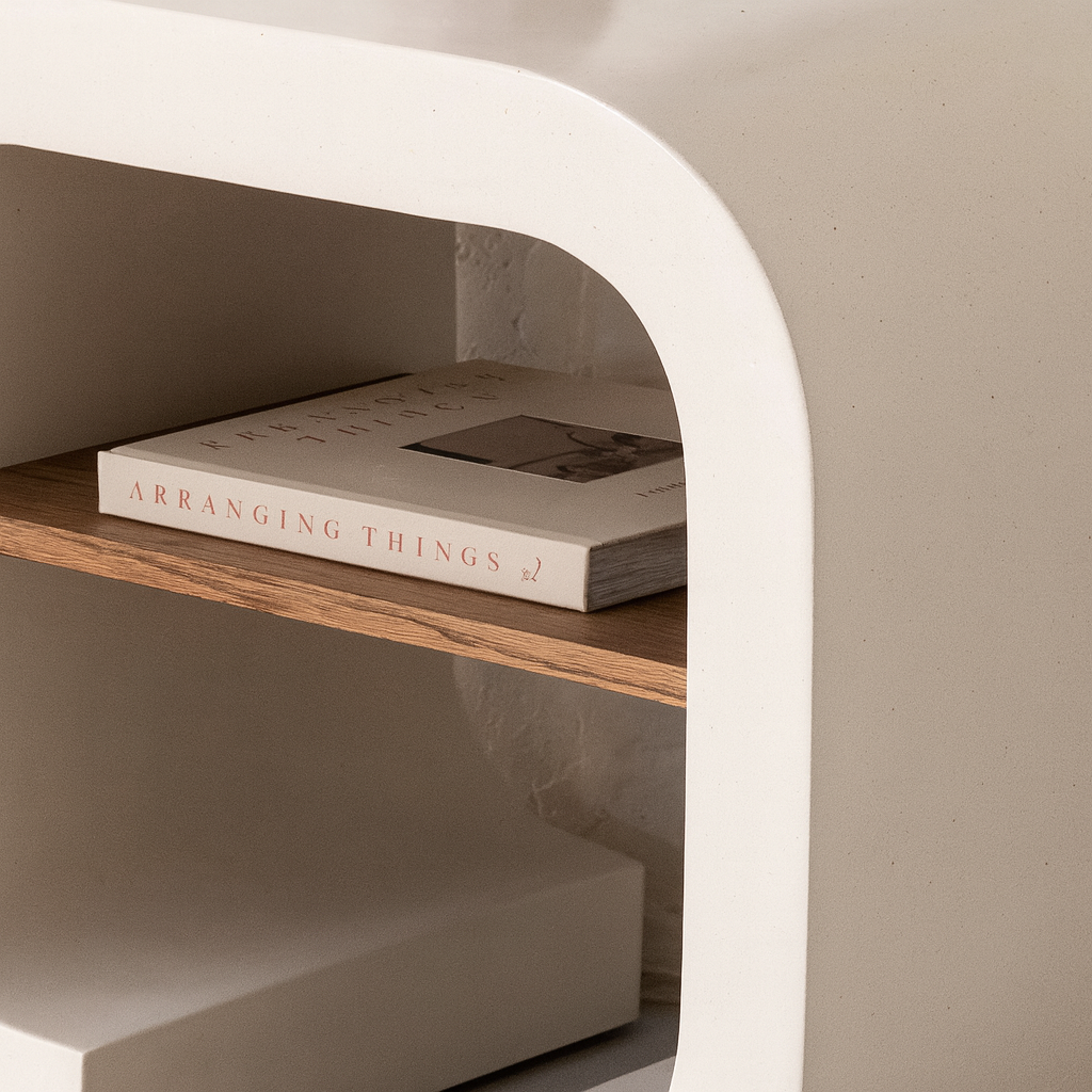 Savane - Table de chevet en béton ciré