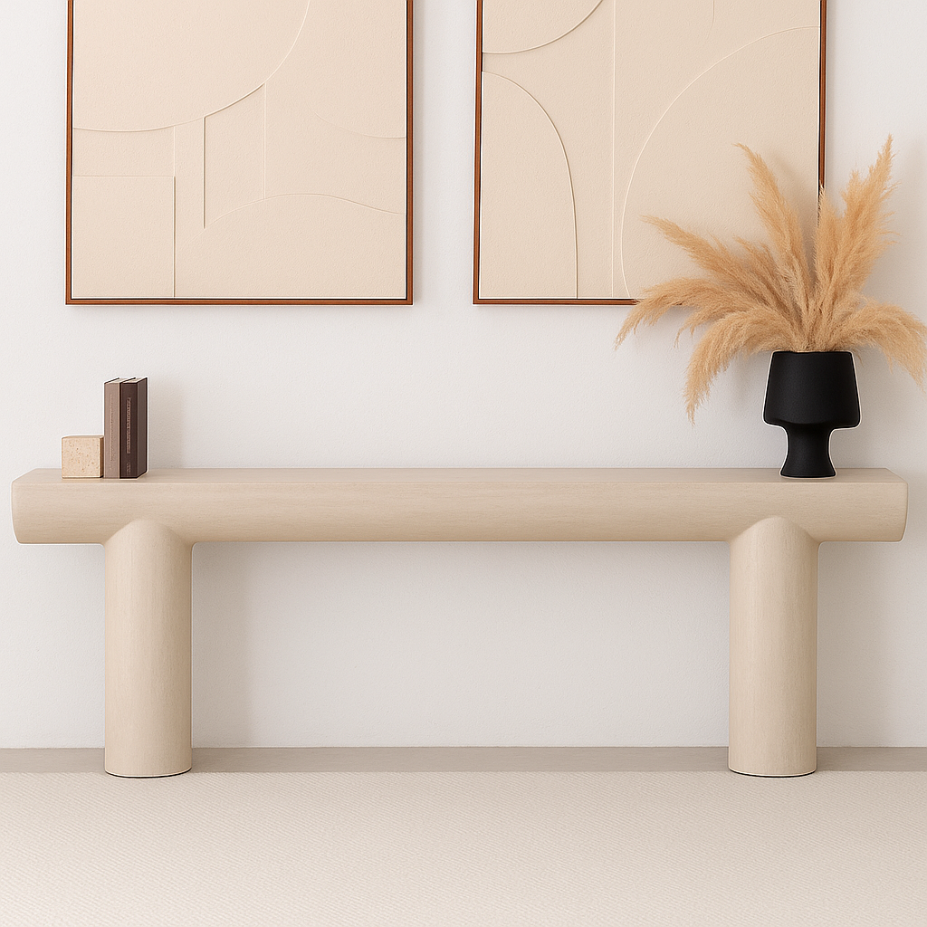 Gaia - Console en béton ciré