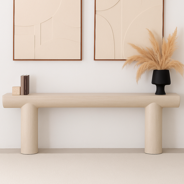 Gaia - Console en béton ciré