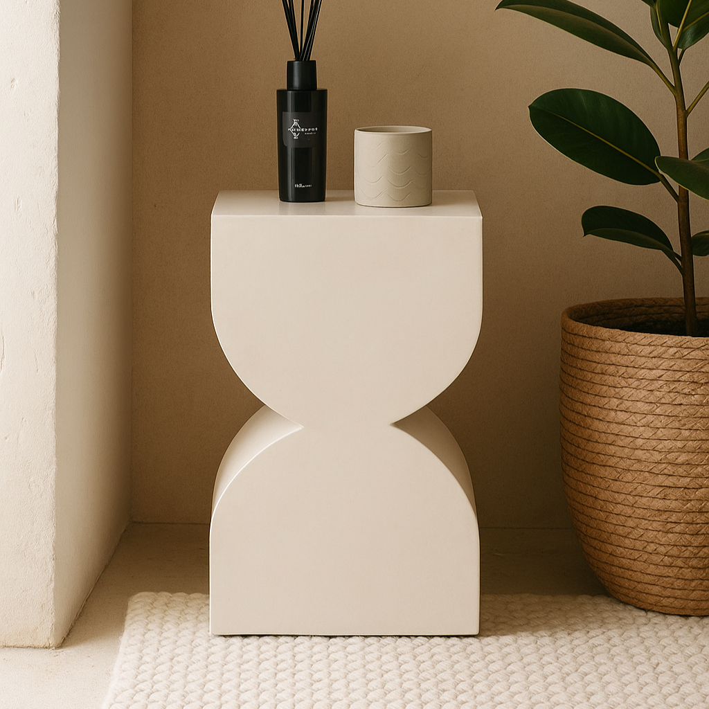 Hespera - Table d’appoint en béton ciré