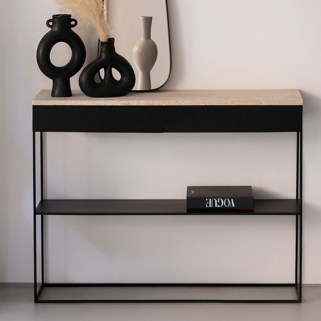 Prestigia - Console en travertin