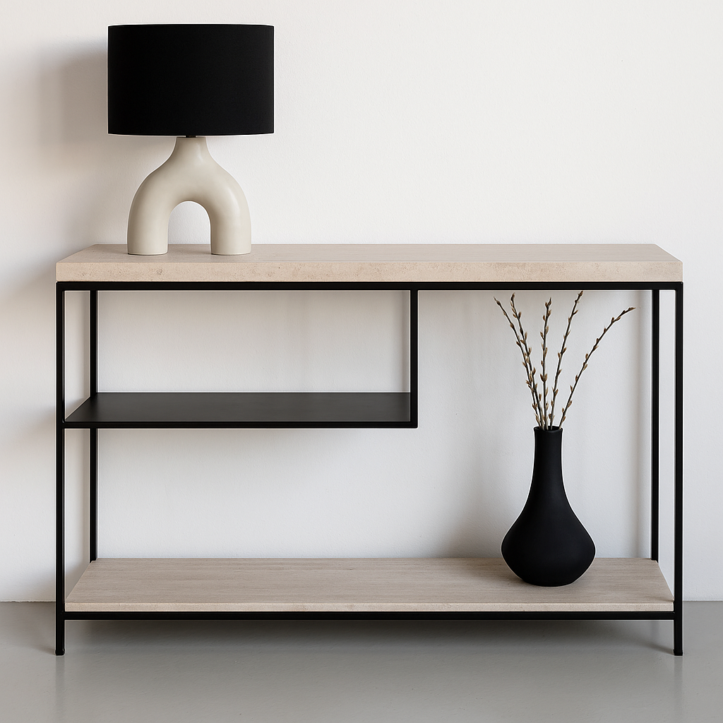 Talia - Console en travertin