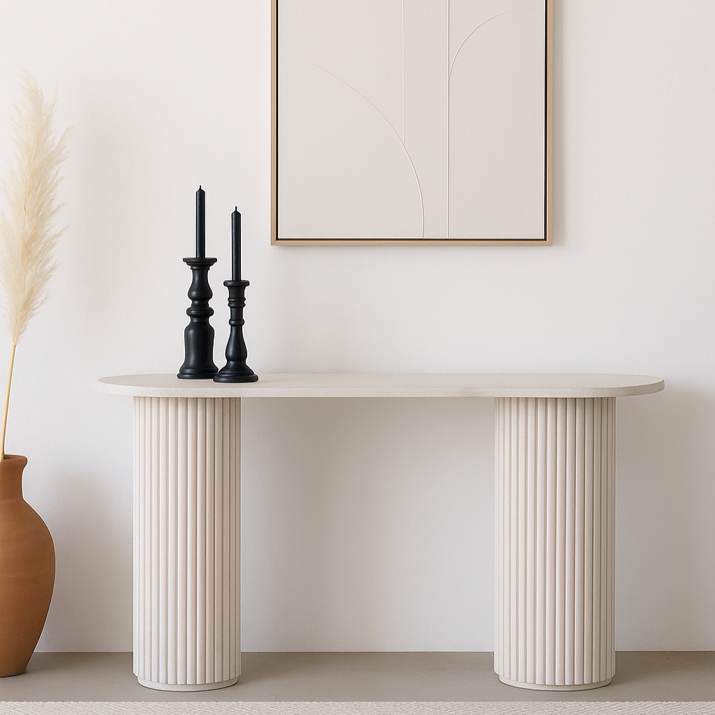 Zina - Console en travertin