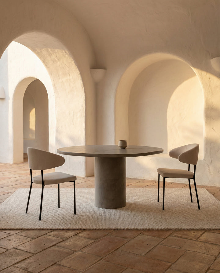 Tamra - Table bois et béton