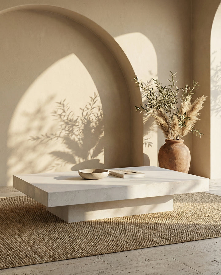 Tayma - Table basse travertin