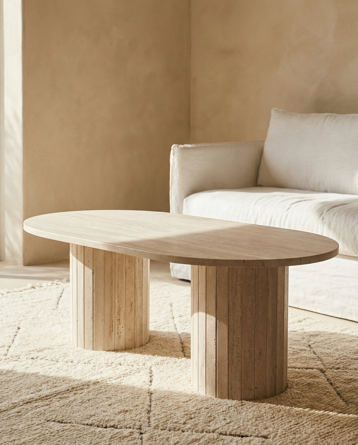 Nerida - Table basse travertin